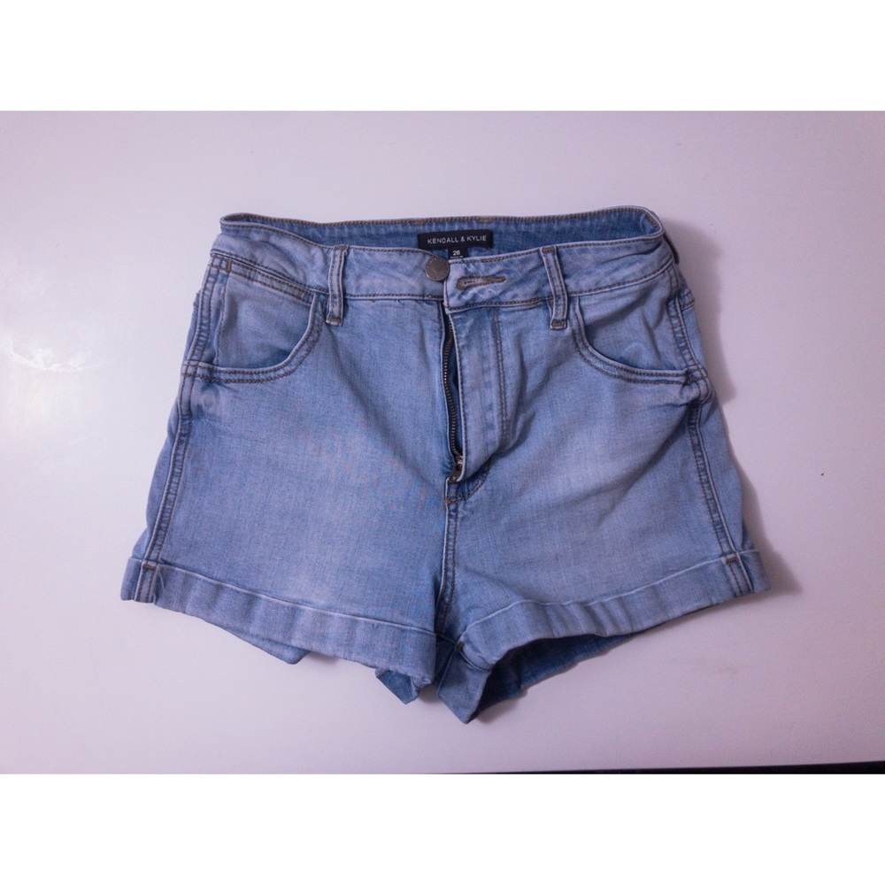 Forever 21 Light Blue Jean Shorts
